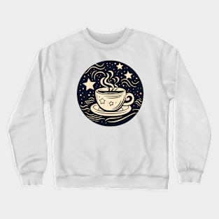 Brew-tiful Cosmos - Coffee in Space Crewneck Sweatshirt